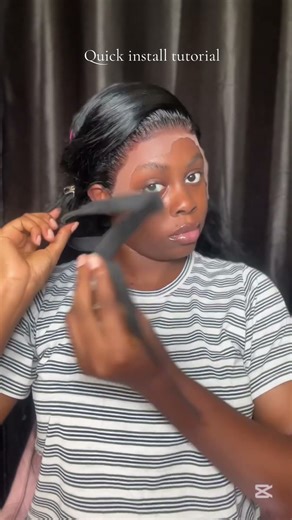 Quick Installation Tutorial 💕 #hairstyle #installation #hair