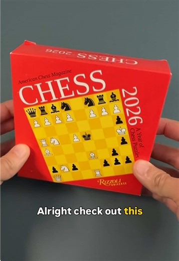 Daily #chess calendar Jan 1, 2026 @ChessUp 2