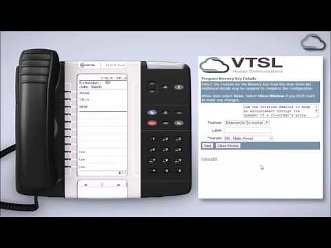 Mitel Programmalbe Keys User Video - Intercom to Co-worker or Prompt
