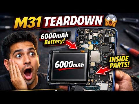 Samsung M31 Inside View 👀 | Complete Teardown & Repair Guide