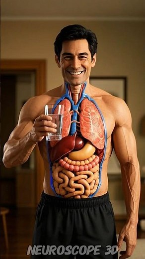 What Happens When You Drink Water? | 3D Body Reaction