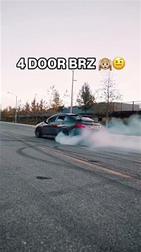 Smoke show courtesy of the aero kit and exhaust system