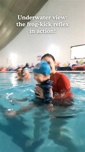 British Swim School Worcester on Instagram: "Factual Friday: The Frog-Kick Reflex in Action! 🐸💦 Babies are born with a natural frog-kick reflex—a perfect breaststroke-style kick. This instinct helps them move safely in the water, though they typically lose it before they turn one. We start teaching babies as early as 3 months old. At British Swim School of Worcester, we nurture these early skills to build confidence, coordination, and life-saving water safety habits from day one. 💙 #BabySwim 