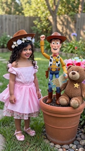 Anayra and Woody from Toy Story goes on an adventure