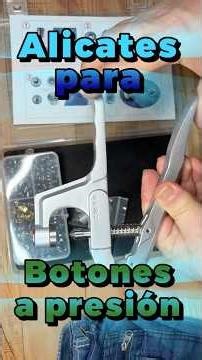 Pliers for snap buttons