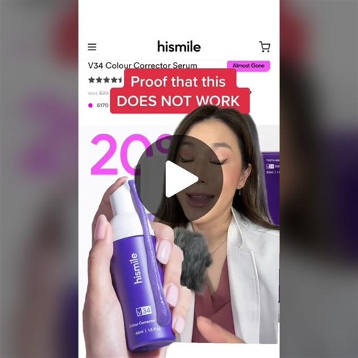 The Influencers are doing Gods work 🤣 I haven’t tested the purple shampoo personally but it definitely looks promising and *unedited* on Jaclyn Hill’s clear braces ties. The way the ties stain when exposed to different foods, I can see how this product would work great 👍🏼. So no, the HiSmile Colour Correcting serum still does not work to whiten teeth but may have some other uses that could come in handy #hismile #jaclynhill #bracestips