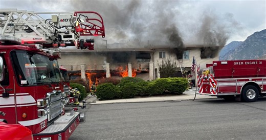 One person dead after fire destroyed Orem home