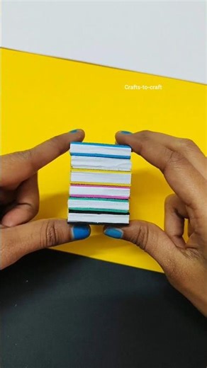 Diy Mini Notebook 😍 | Mini Notebook Craft #shorts #craftstocraft