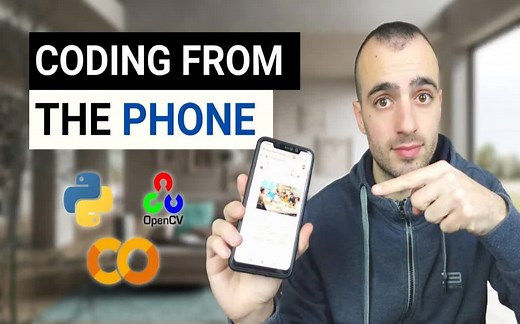 用Python和OpenCV在手机上编写计算机视觉项目