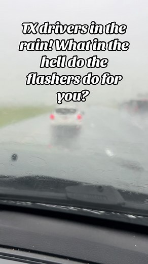 TX Drivers and Their Flashers: A Rainy Day Mystery