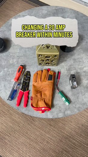 Changing a 20 amp breaker within minutes #fixingthings | Baybasatitagain Jeff Butzin