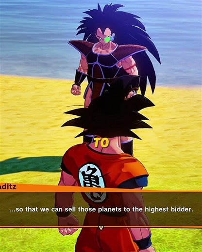 Raditz Reveals Saiyans Conquer Planets!💥 #dragonballz #dbz #gamingph #shorts #anime