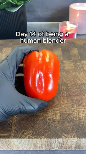 Cutting Food Until It‘s Paste on Instagram: "Day 14 of cutting food until it‘s paste❤️ Today: Bell Pepper🫑 #food #cutting #foodcutting #asmr #satisfying #relaxing #choppingboard #foodchopper"