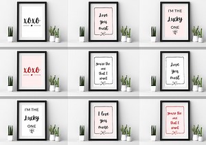 Love Printables Mega Bundle | Valentine's Day Decor (PDF) - Etsy