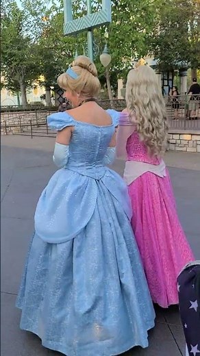 Cinderella & Princess Aurora in Disneyland!👑