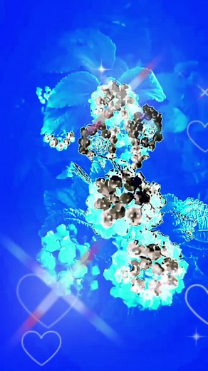 Beautiful Animated Flowers with Sparkling Effects