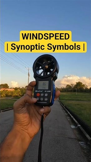🌬️ Windspeed | Synoptic Map Symbols |