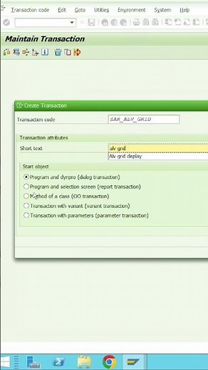 Creating a TCODE for a ABAP Program