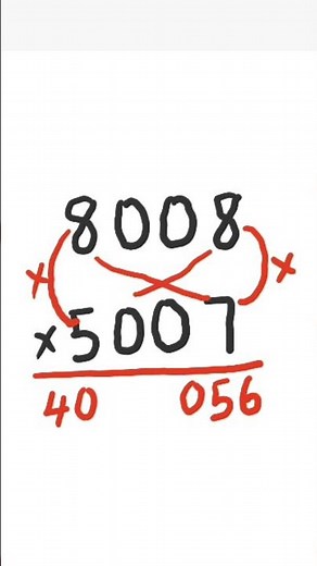 Math Trick | Short Cut Trick To Multiply 4 Digits Number...#multoplicationtrick #math #viralmath