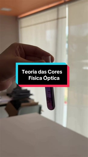 Teoria das Cores na Física Óptica com Professor César
