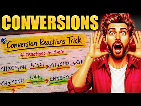Conversion Reactions in Organic Chemistry | Important Conversions | Class 12
