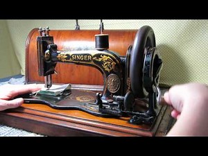1874 Singer Model 12 Handcrank Fiddlebase Sewing Machine