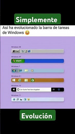 Evolution of the Windows taskbar #evolution #history #Windows #viral #foryou