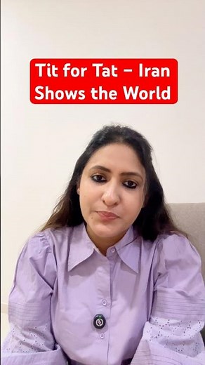 Iran Explains the Real Definition of Tit for Tat to the World