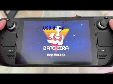 Emulation on Steam Deck via a USB drive. Batocera Set Up Instructions