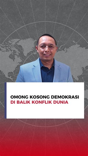 Hasan Nasbi mengungkap bahwa resesi berbagai hal mendorong negara adidaya bersikap agresif untuk menguasai sumber daya global. Salah satu strateginya adalah menguasai sumber daya alam negara lain dengan menggunakan narasi demokrasi sebagai instrumen pembenaran. Jika suatu negara tidak sejalan dengan kepentingan mereka, prinsip demokrasi sering kali diabaikan. Ketegangan geopolitik seperti ini sangat mungkin menjadi tantangan serius bagi stabilitas Indonesia ke depan. Saksikan video lengkapnya di