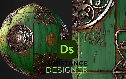 Substance 3D Designer 制作风格化木材和金属材质！_哔哩哔哩_bilibili