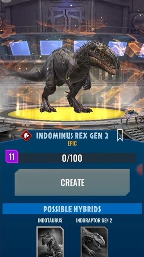 Unlocking Indominus Rex Gen 2 in Jurassic World Alive! #prehistoricytx #jurassicworld #indominusrex