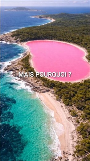 Le lac rose qui existe vraiment 🌸