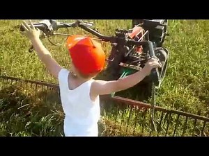 Grebla motocultor home made