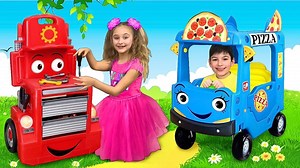 45K views · 944 reactions | Sasha and Max pretend play Pizza Delivery & Change professions with new Toys Kids Max and Sasha change profession again and pretend play pizza delivery, car repair and magician | Toys Review | Facebook