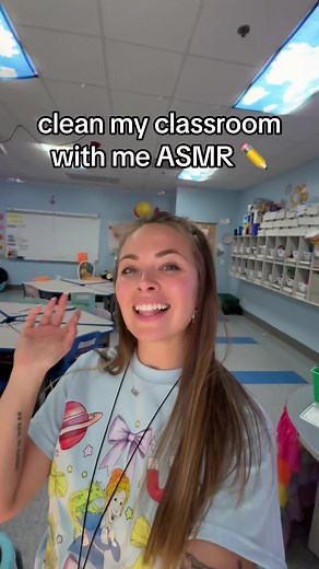Clean My Classroom with Me: ASMR Experience