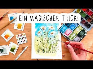 Watercolor painting - learn this simple technique!