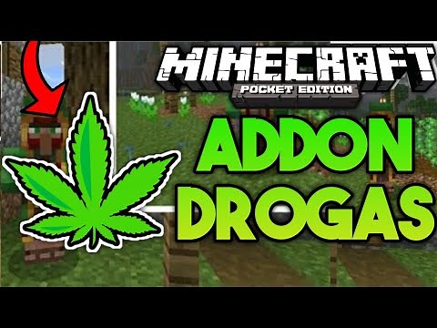 ADDON de DROGAS PARA MINECRAFT BEDROCK 1.18 REALMS REVIEW