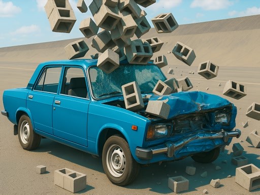 Play Car Crash Test: Abandoned City | Free Online  Games. KidzSearch.com