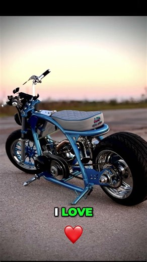 Custom Blue Mini Bike Ice Man & Miami Vice Vibes! - Roast My Ride