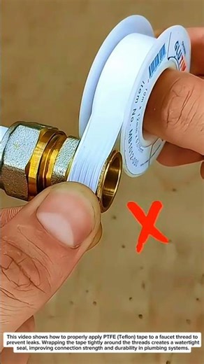Plumber’s Secret! How to Use PTFE Tape on a Faucet (No Leaks Guaranteed)