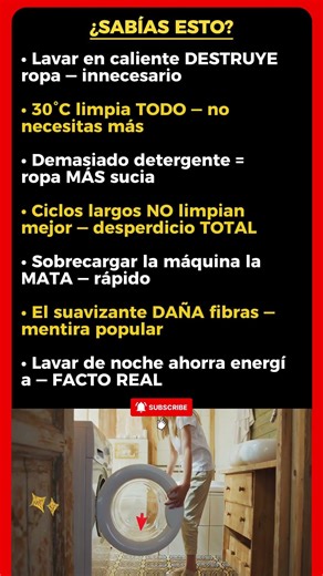 Datos BRUTALES sobre Lavadoras que NADIE te dice 🧺⚡
