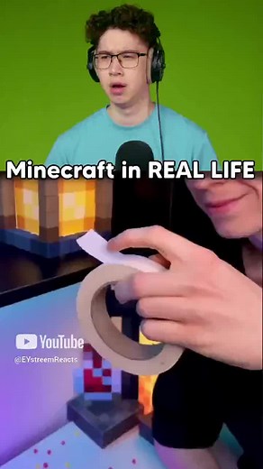 Minecraft Songs and Reactions in Real Life!