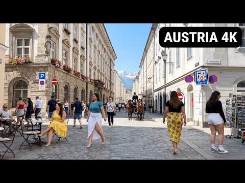 Austria Walking Tour 4K 🇦🇹 | Vienna, Hallstatt & Beautiful Austrian Streets