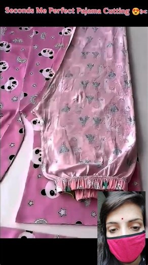 Simple Pajama Cutting ✂️ | 35 Sec Me Easy Method 😍🔥#sewing #pajamacutting #diyclothes #tailoring