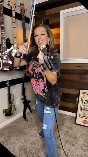 18K views · 2.4K reactions |  Does It Violin? – Episode 10 Led Zeppelin – “Kashmir” I played the rhythm parts on my Yamaha YEV-105 and the lead lines on my 7-string Viper, all through my Helix setup. This one is just asking for electric violin! Should I keep going with more Zeppelin next… or switch it up? #ledzeppelin #kashmir #electricviolin #violincover #rockviolin #ninaD | Nina DiGregorio | Facebook