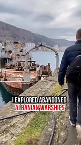 Abandoned warships in Albania #abandoned #warship #lostplaces #urbex #history #military #ship #lostplace | Exploring the Unbeaten Path