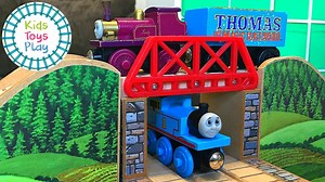 5.2K views · 84 reactions | So much fun today, as we build a wooden railway track with pieces that are nearly 20 years old! We found a TON of never used Thomas Wooden Railway pieces that have never been used, and we built a massive track out of them! We've got Thomas, Duke, Flying Scotsman, lady and much more on this magical railroad! | Kids Toys Play | Facebook