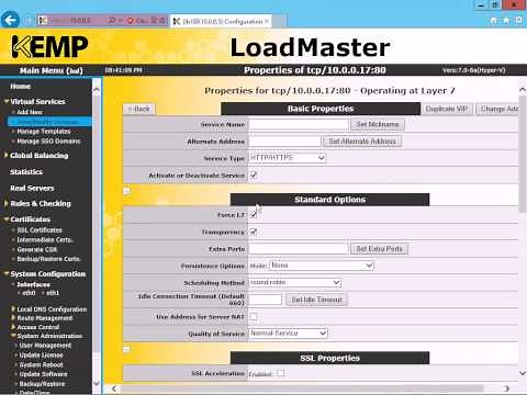 How to Configure Layer 7 Virtual Services with @KempTech