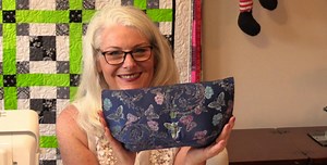 Sew a designer style clutch bag FREE sewing video - Sew Modern Bags